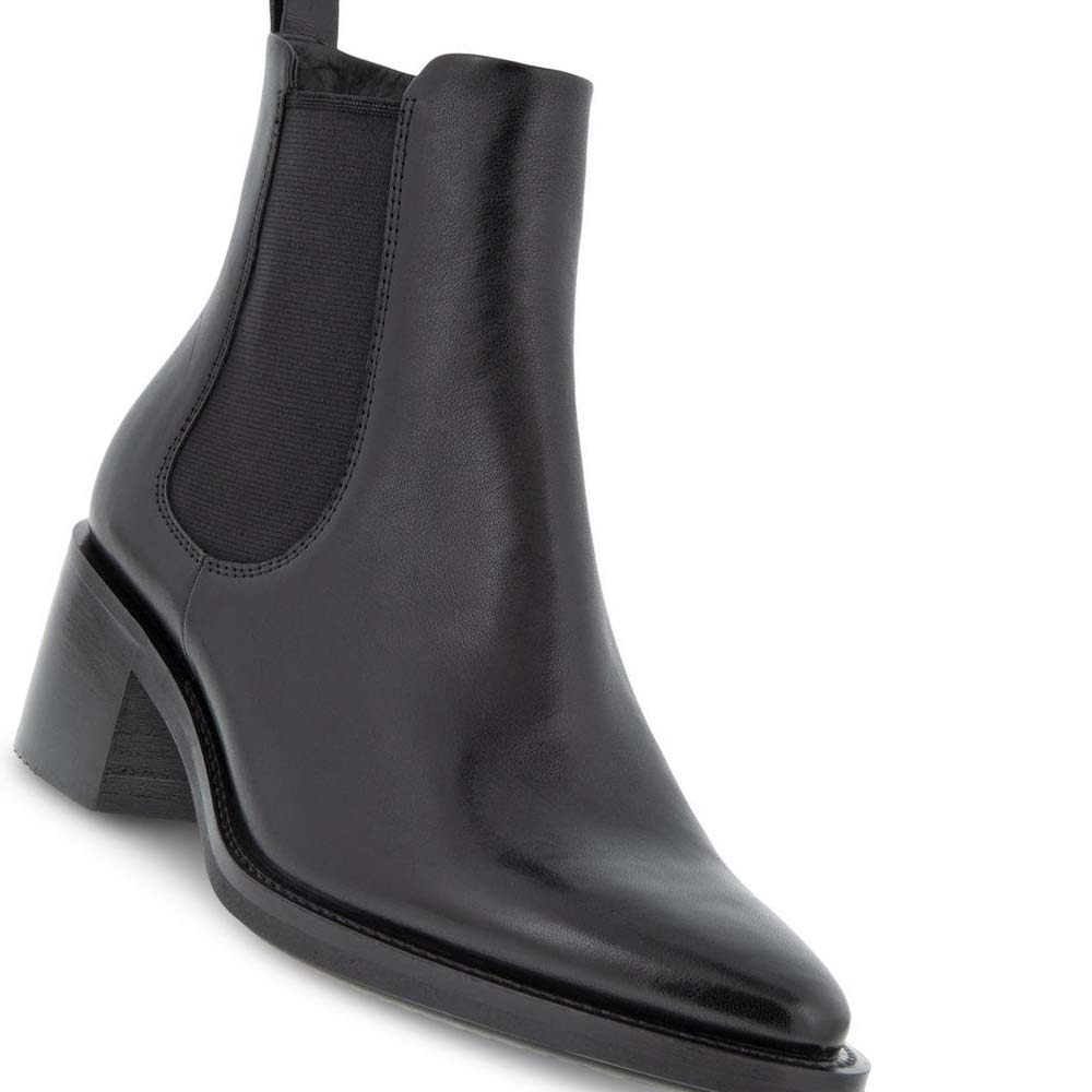 Women's Ecco Shape 35 Sartorelle Chelsea Boots Black | USA 30OKI